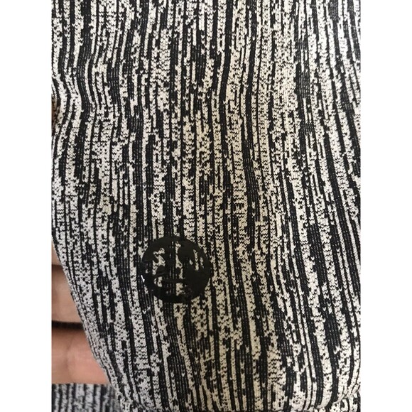 $110 MANDUKA Bomber Jacket Gray Dunes Jacquard Stretch Designer Coat Size M - Picture 8 of 8